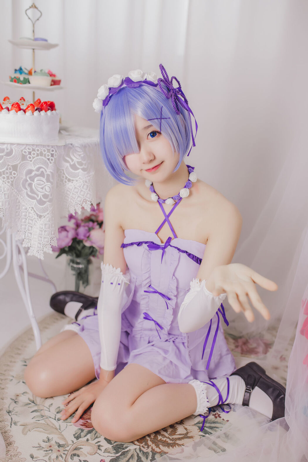Mu Mian Mian OwO "Rem's Birthday" [COSER Beauty]