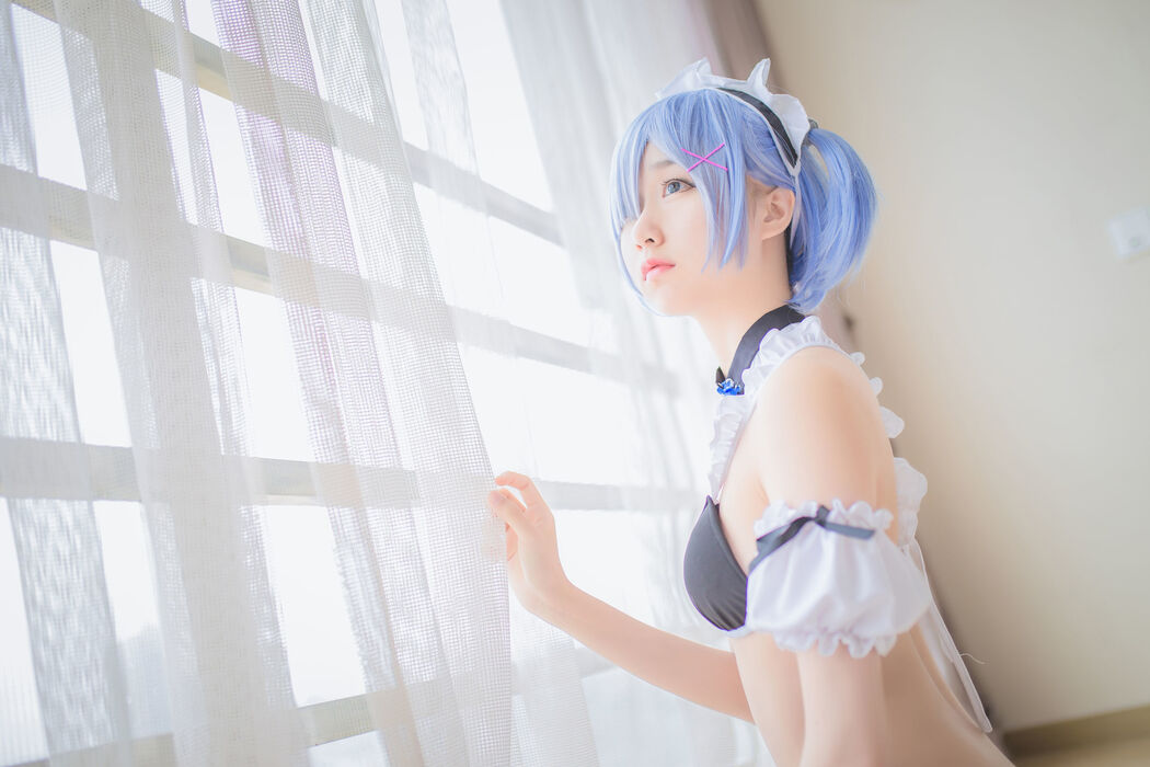 Mu Mianmian OwO "Rem Swimsuit + Bunny Girl" [COSER Beauty]