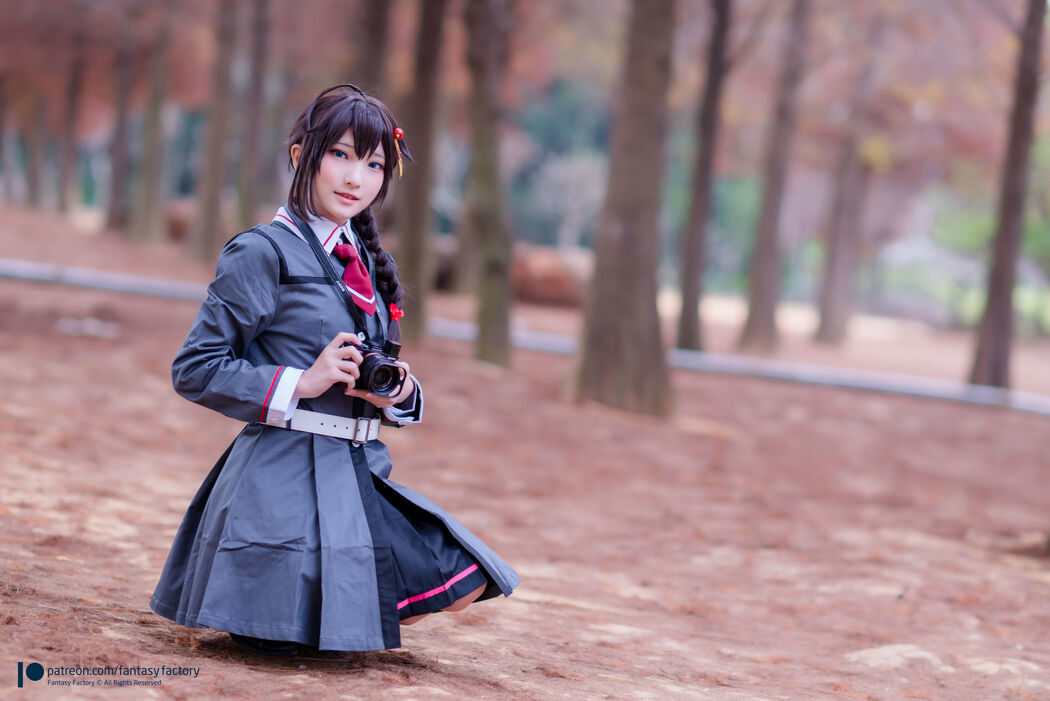 COSER Xiaoding "Kimono + Cat Girl Maid" [Fantasy Factory]