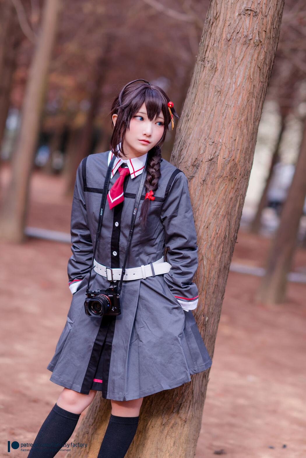 COSER Xiaoding "Kimono + Cat Girl Maid" [Fantasy Factory]