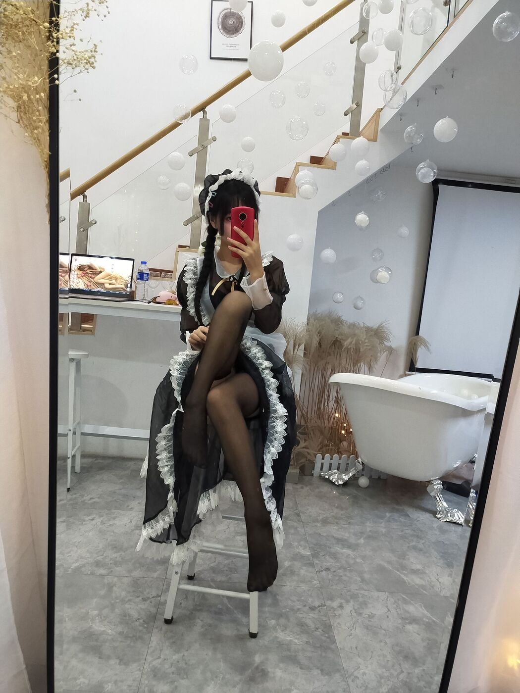 Beautiful girl coser bude o0 "transparent maid"