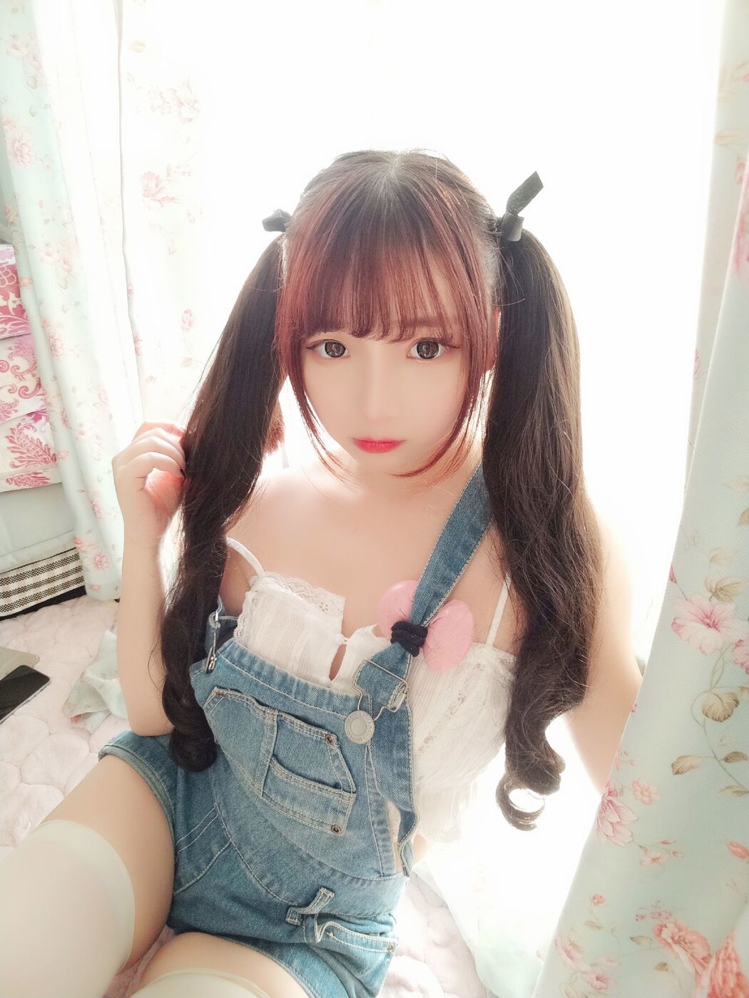 [网红Coser] Furukawa kagura "Denim Sling Shorts"