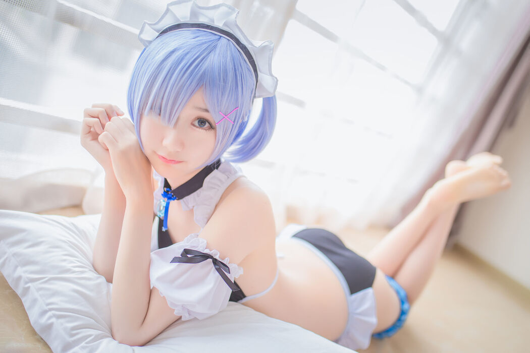 Mu Mianmian OwO "Rem Swimsuit + Bunny Girl" [COSER Beauty]