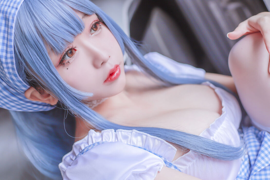 [网红Coser] Hinai Jiao "The Blue Maid"