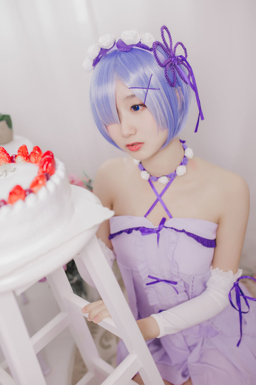 Mu Mian Mian OwO "Rem's Birthday" [COSER Beauty]