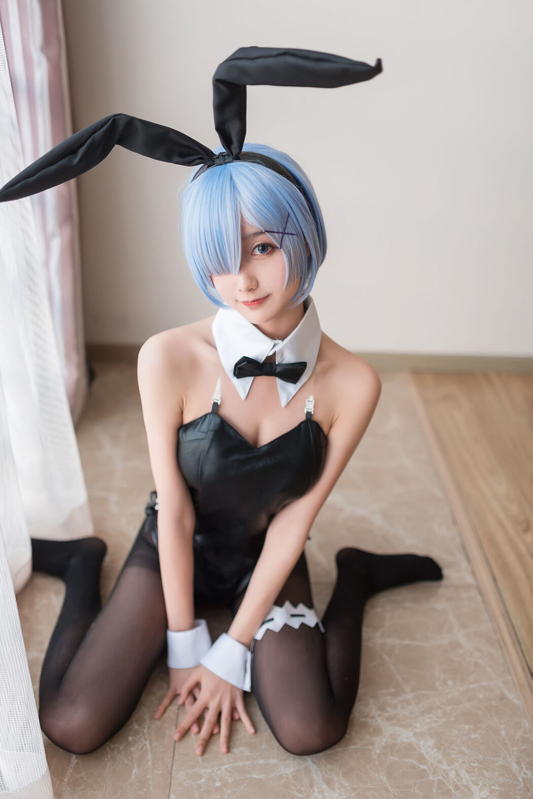 Mu Mianmian OwO "Rem Swimsuit + Bunny Girl" [COSER Beauty]