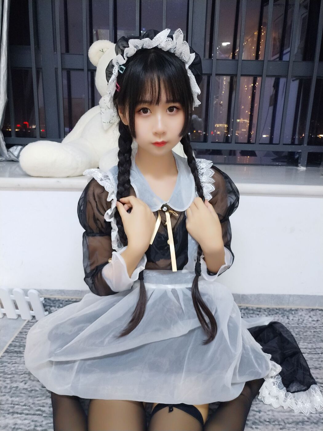 Beautiful girl coser bude o0 "transparent maid"