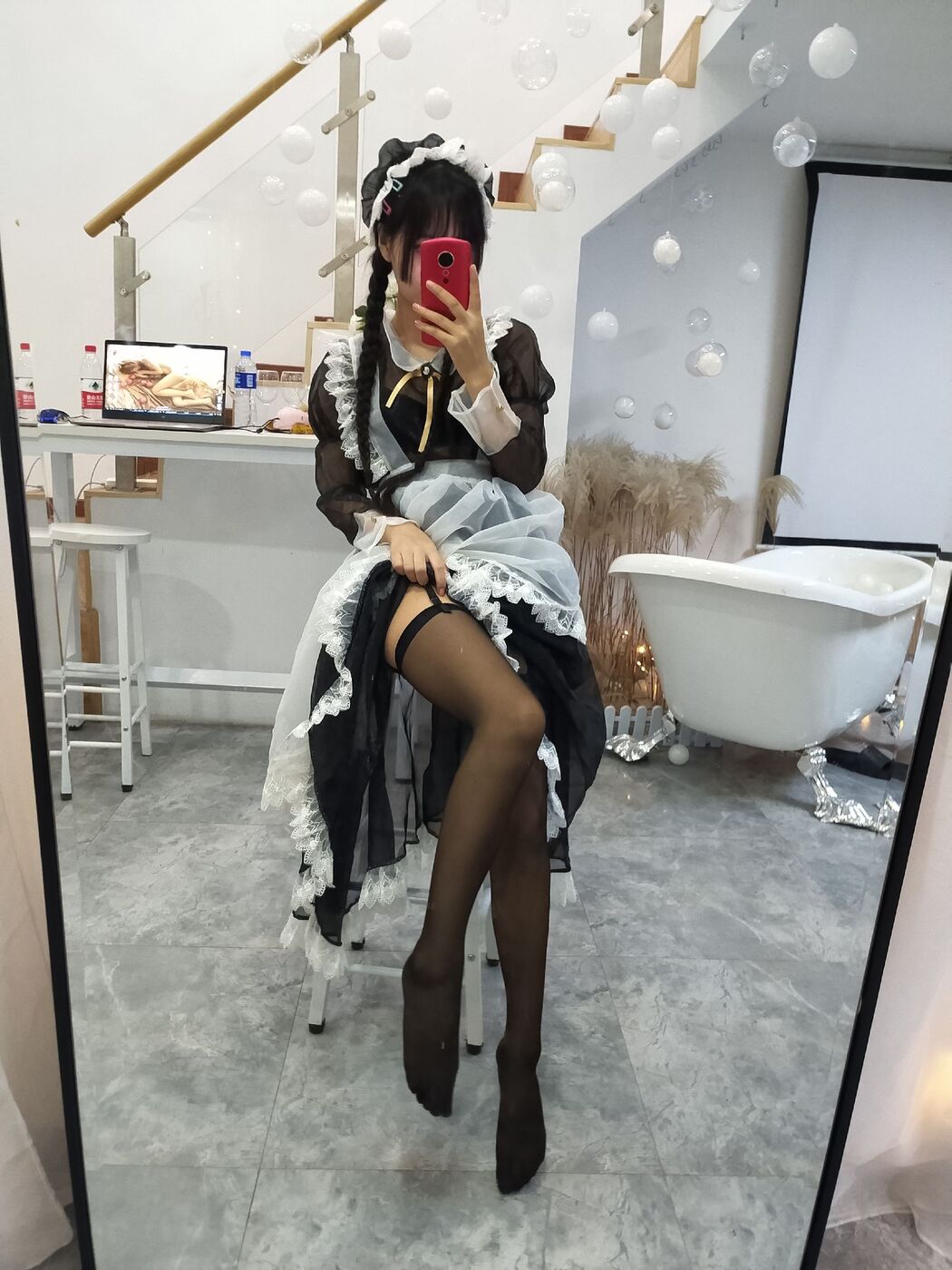 Beautiful girl coser bude o0 "transparent maid"
