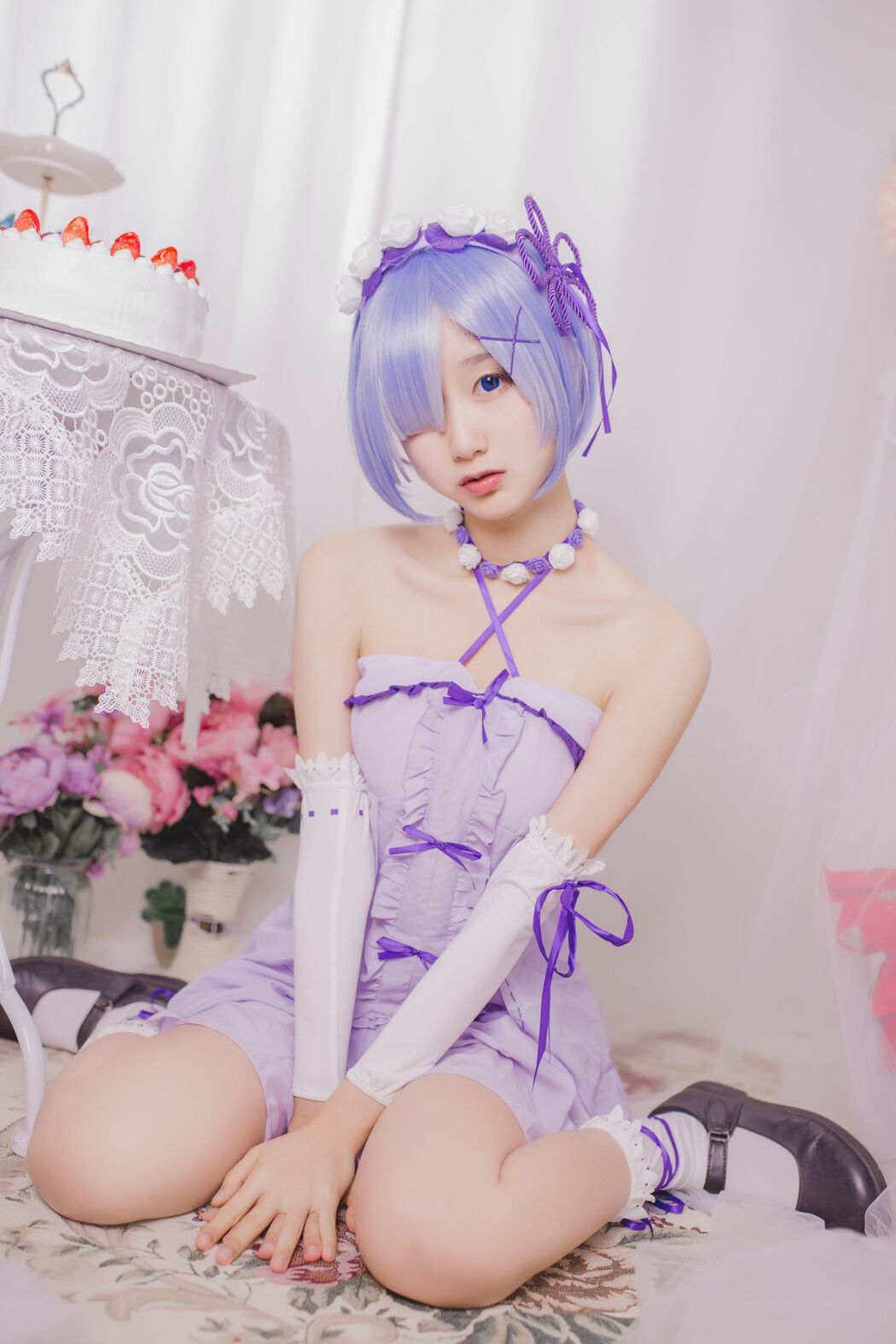 Mu Mian Mian OwO "Rem's Birthday" [COSER Beauty]