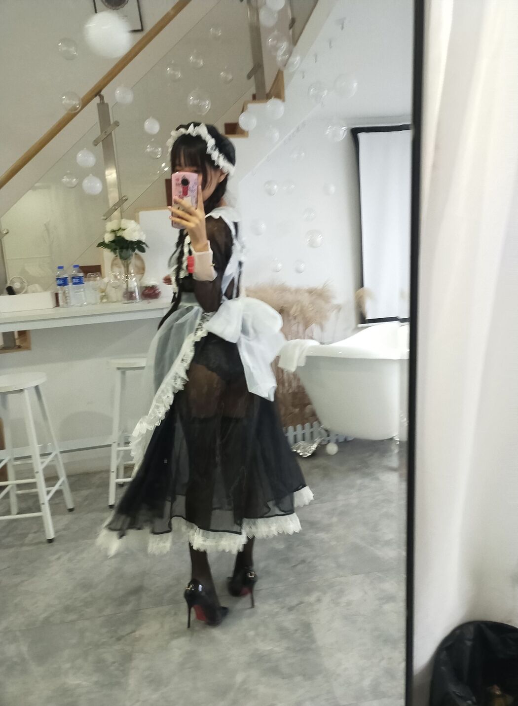 Beautiful girl coser bude o0 "transparent maid"