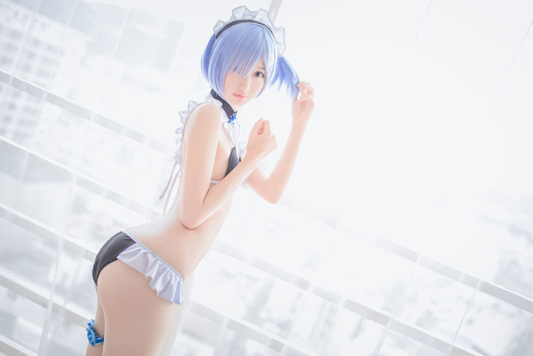 Mu Mianmian OwO "Rem Swimsuit + Bunny Girl" [COSER Beauty]