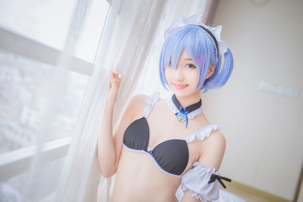 Mu Mianmian OwO "Rem Swimsuit + Bunny Girl" [COSER Beauty]
