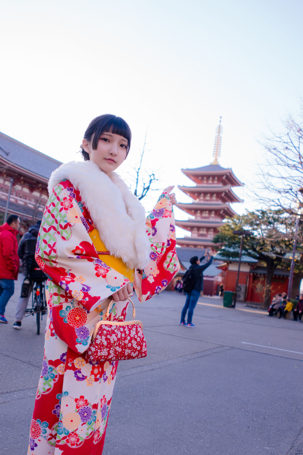 COSER Xiaoding "Kimono + Cat Girl Maid" [Fantasy Factory]