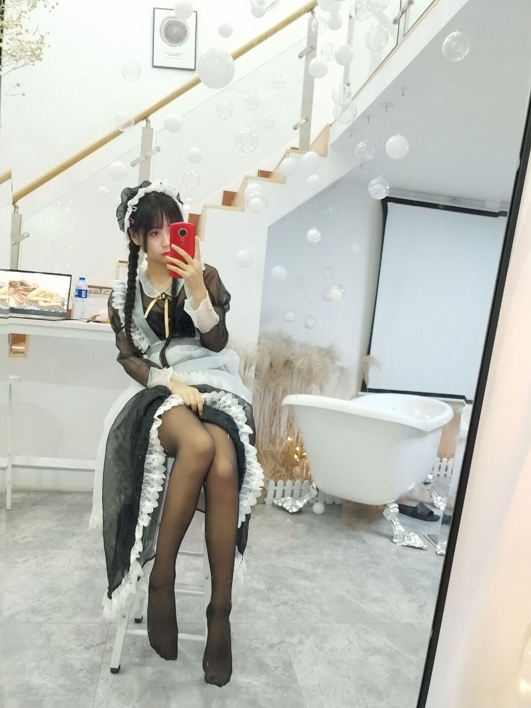 Beautiful girl coser bude o0 "transparent maid"