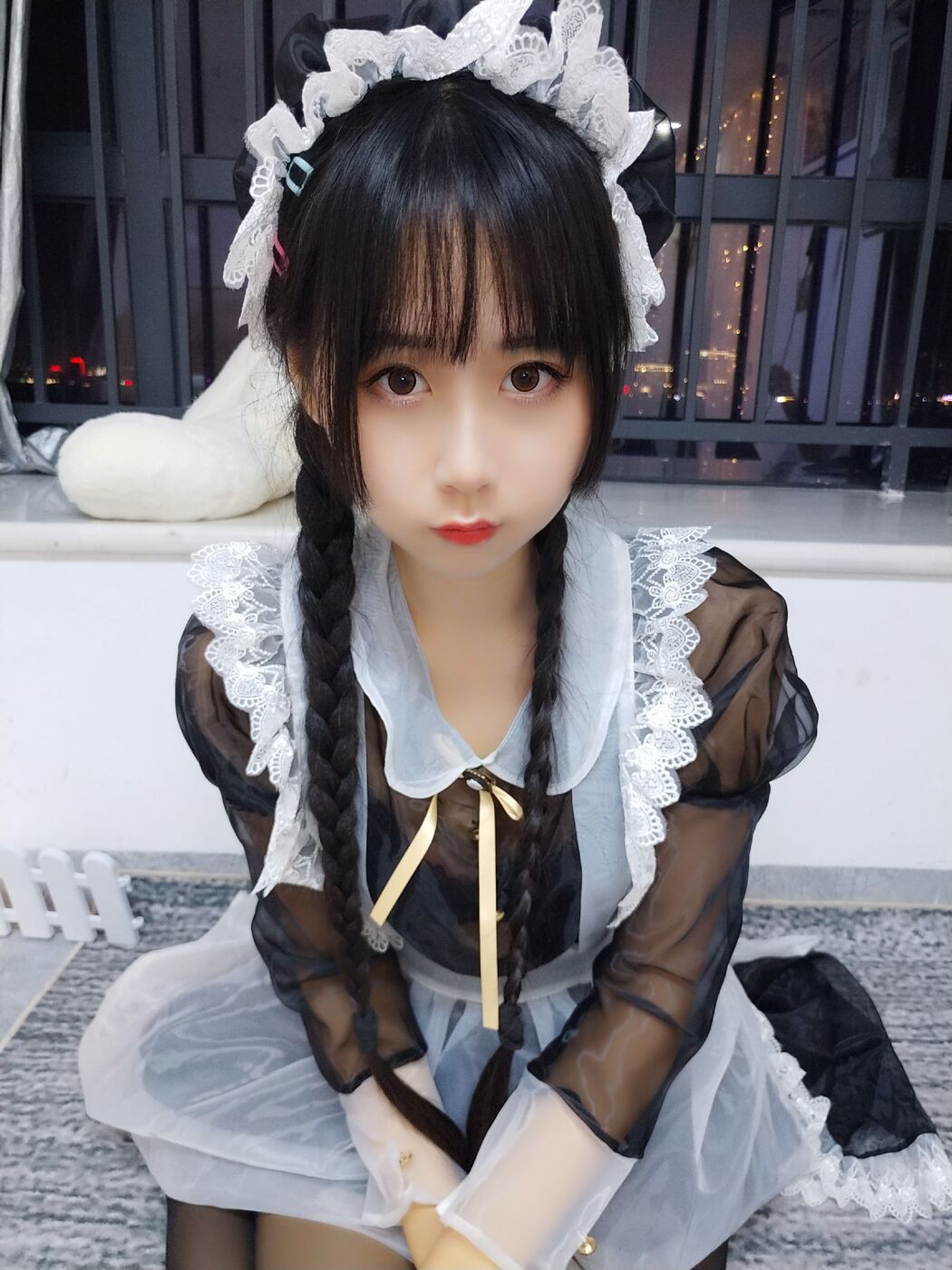 Beautiful girl coser bude o0 "transparent maid"