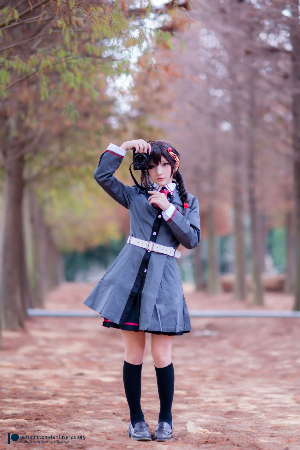 COSER Xiaoding "Kimono + Cat Girl Maid" [Fantasy Factory]