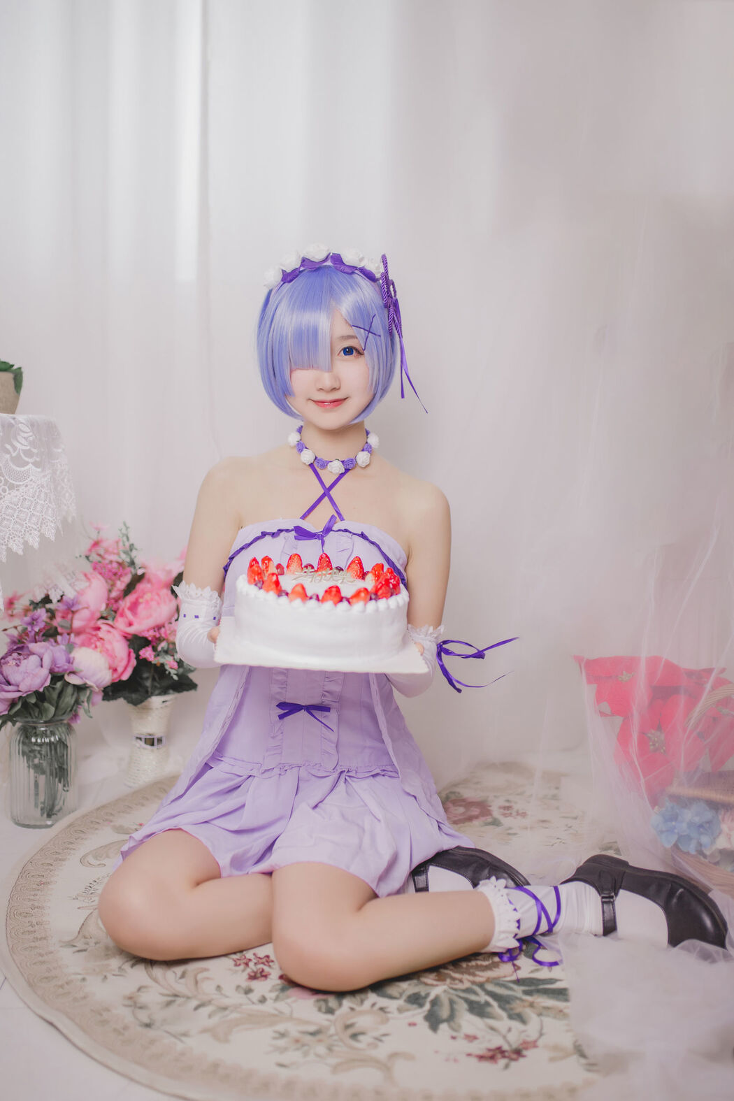 Mu Mian Mian OwO "Rem's Birthday" [COSER Beauty]