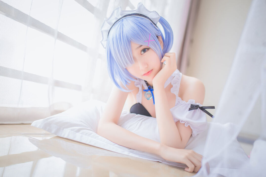 Mu Mianmian OwO "Rem Swimsuit + Bunny Girl" [COSER Beauty]