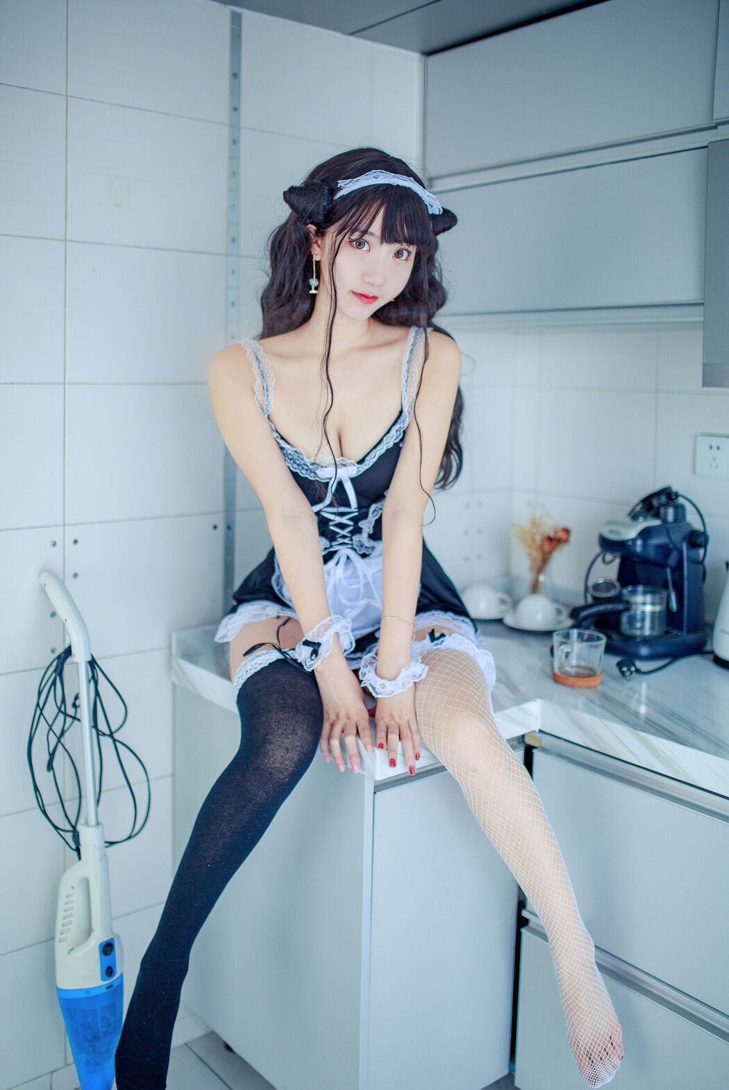 COSER Kurokawa "Little Devil Maid Costume" [COSPLAY Girl]