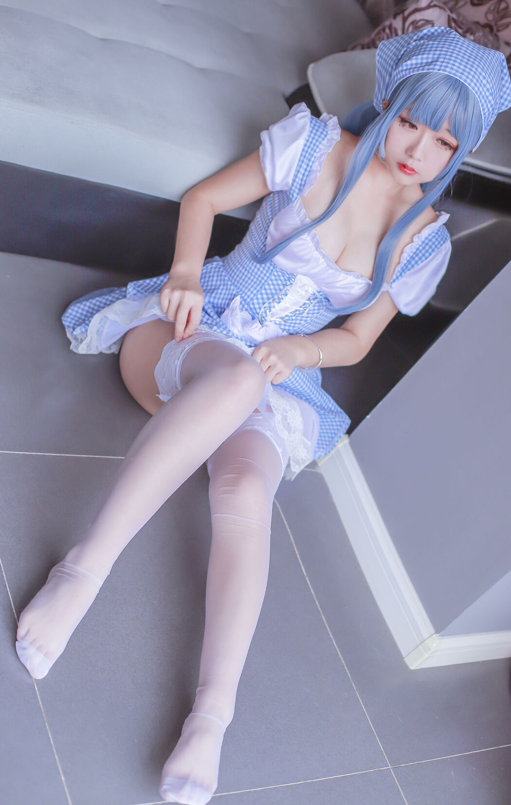 [网红Coser] Hinai Jiao "The Blue Maid"