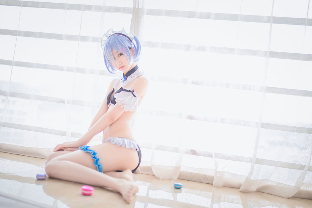 Mu Mianmian OwO "Rem Swimsuit + Bunny Girl" [COSER Beauty]