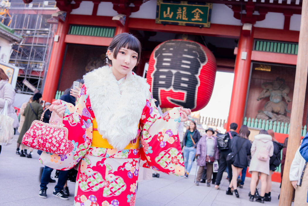 COSER Xiaoding "Kimono + Cat Girl Maid" [Fantasy Factory]