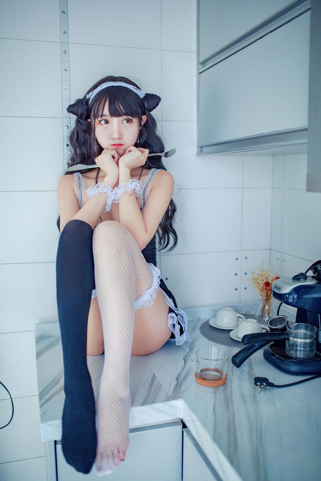 COSER Kurokawa "Little Devil Maid Costume" [COSPLAY Girl]