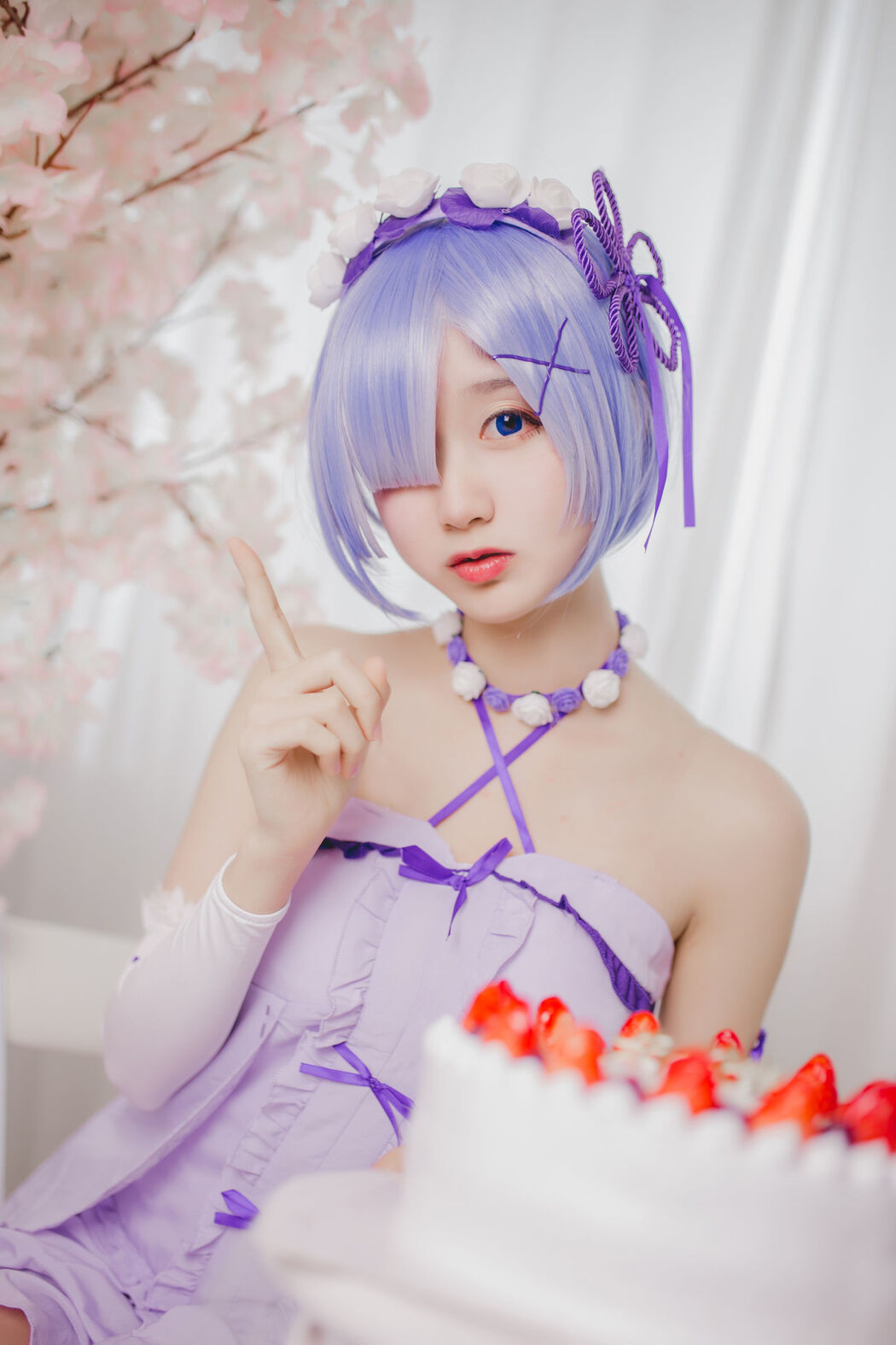 Mu Mian Mian OwO "Rem's Birthday" [COSER Beauty]