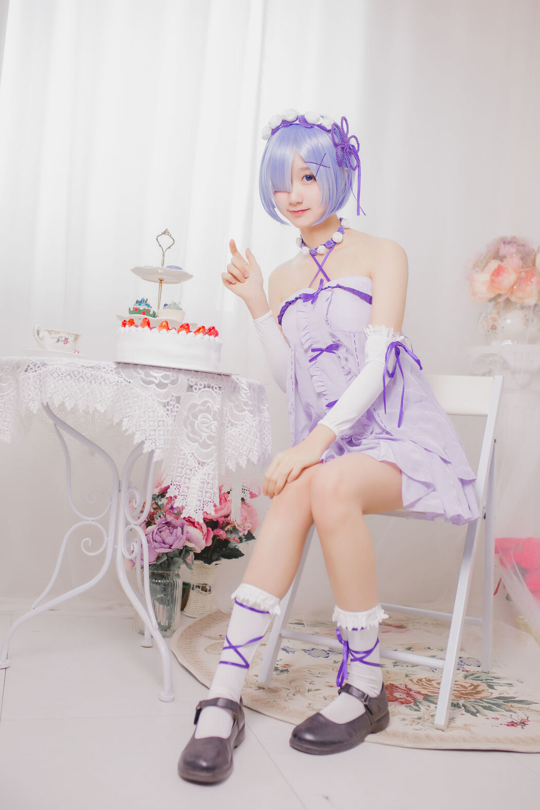Mu Mian Mian OwO "Rem's Birthday" [COSER Beauty]
