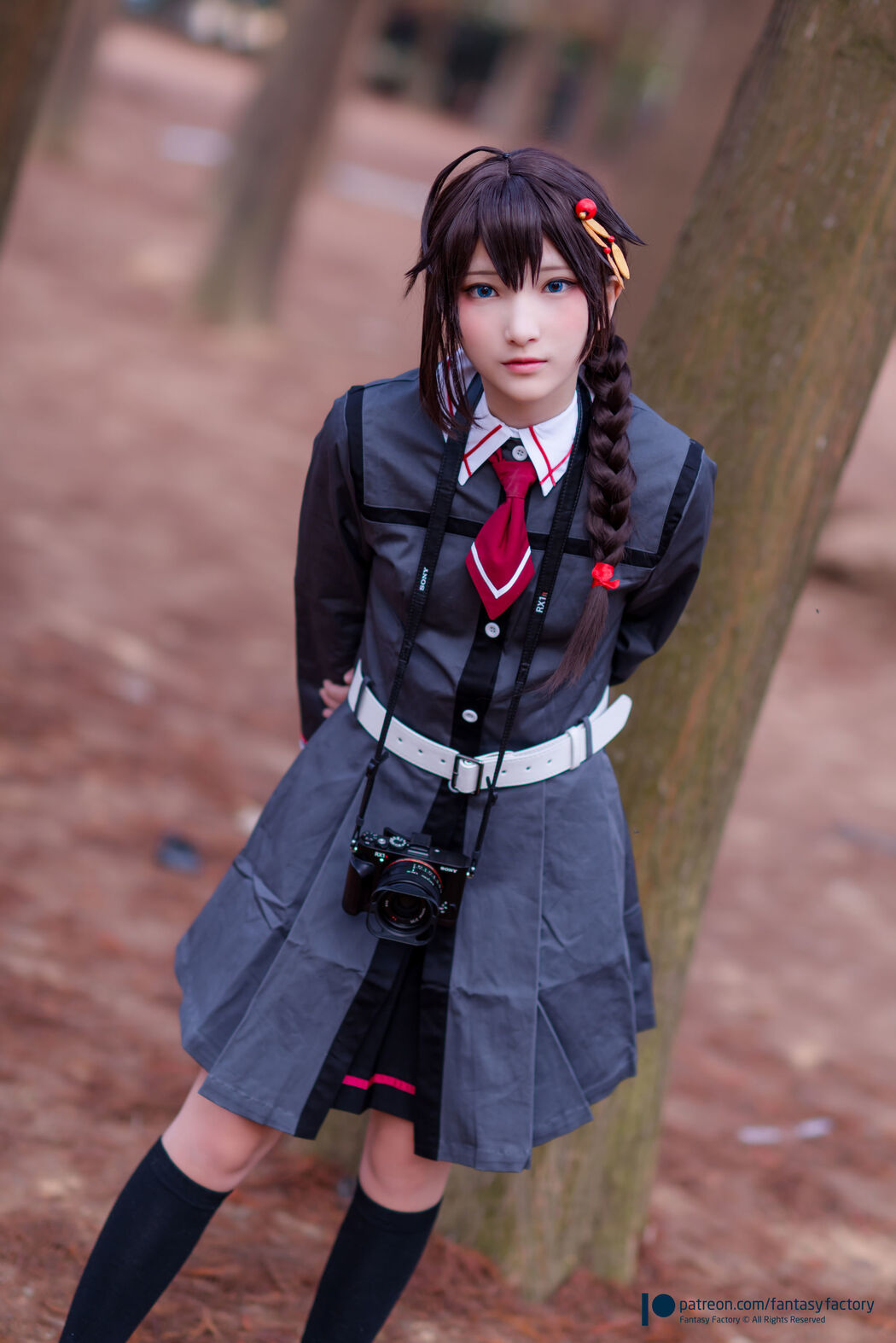 COSER Xiaoding "Kimono + Cat Girl Maid" [Fantasy Factory]