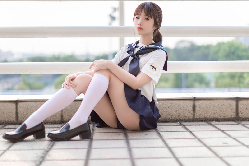 COSER Wenmei "JK+White Silk+Dead Reservoir Water" [COSPLAY Welfare]