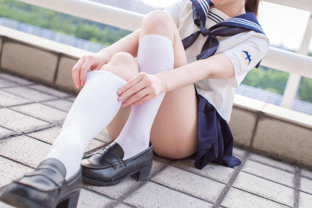 COSER Wenmei "JK+White Silk+Dead Reservoir Water" [COSPLAY Welfare]