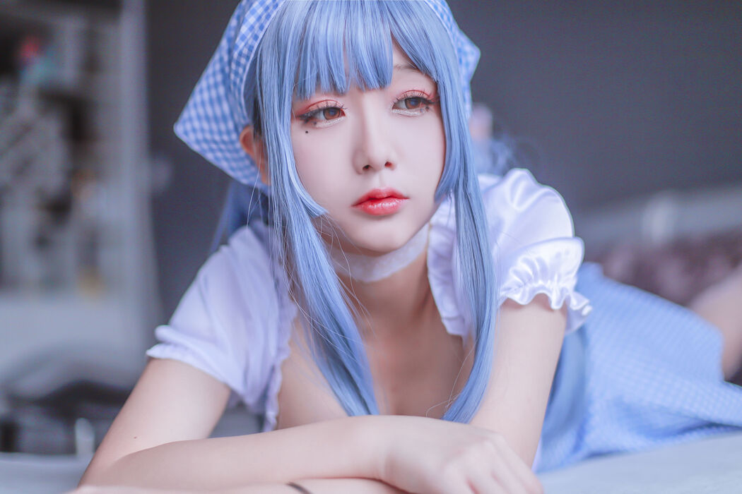[网红Coser] Hinai Jiao "The Blue Maid"