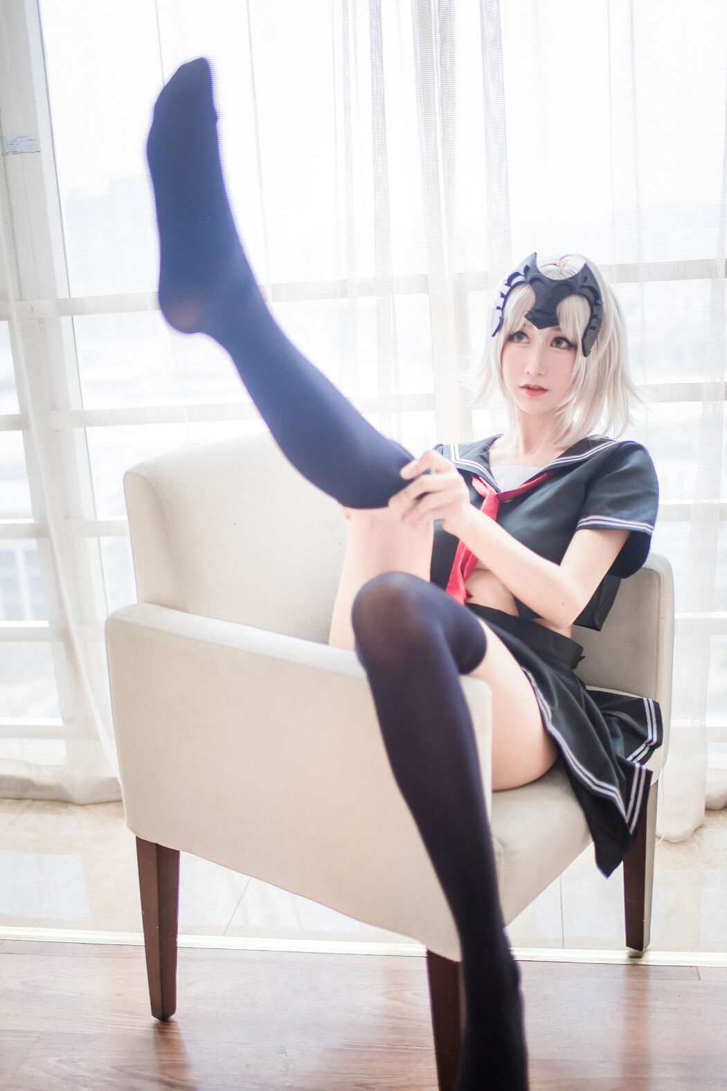 Popular COSER Cottonwood OwO "Jan of Arc (Black)" [COSPLAY Welfare]