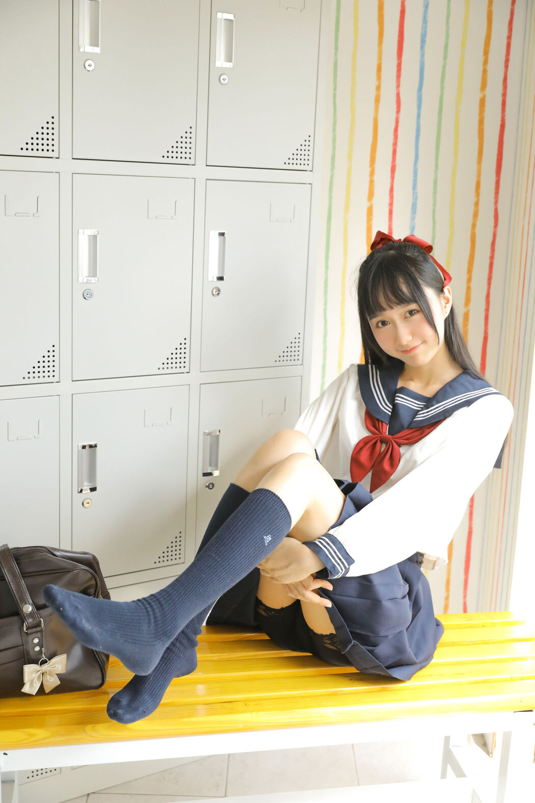 Mumianmian OwO "Mianmian with JK Sailor Suit" [COSER Beauty]