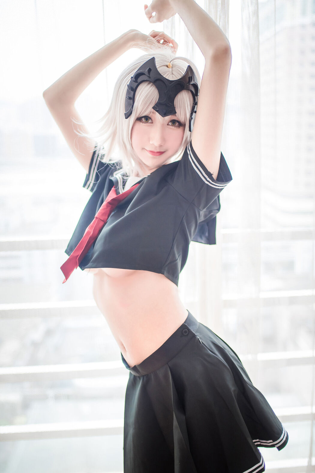 Popular COSER Cottonwood OwO "Jan of Arc (Black)" [COSPLAY Welfare]