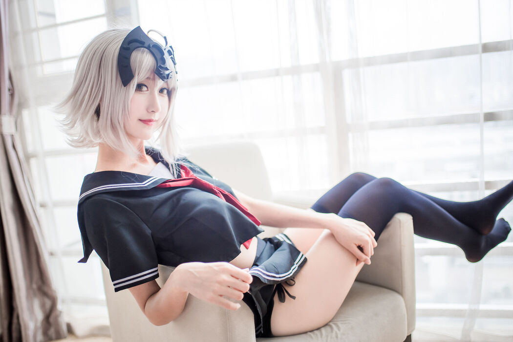 Popular COSER Cottonwood OwO "Jan of Arc (Black)" [COSPLAY Welfare]