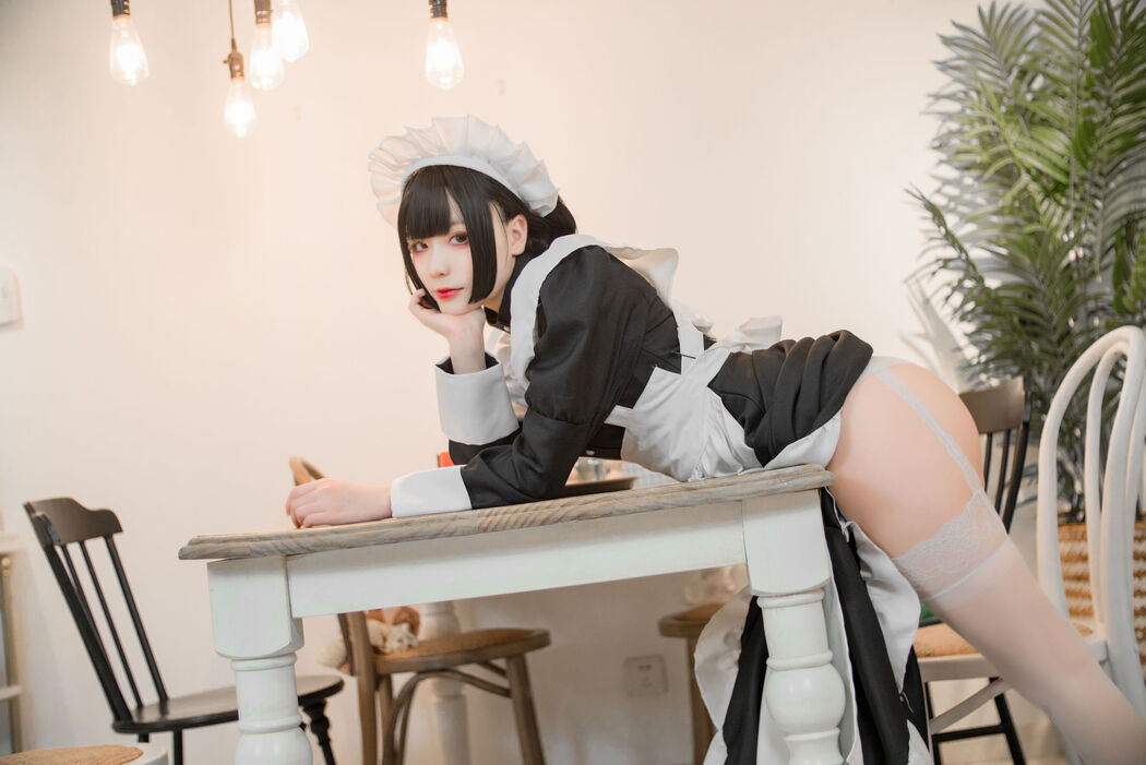 Coser cheese block wii "Brown Transparent Dress Maid"