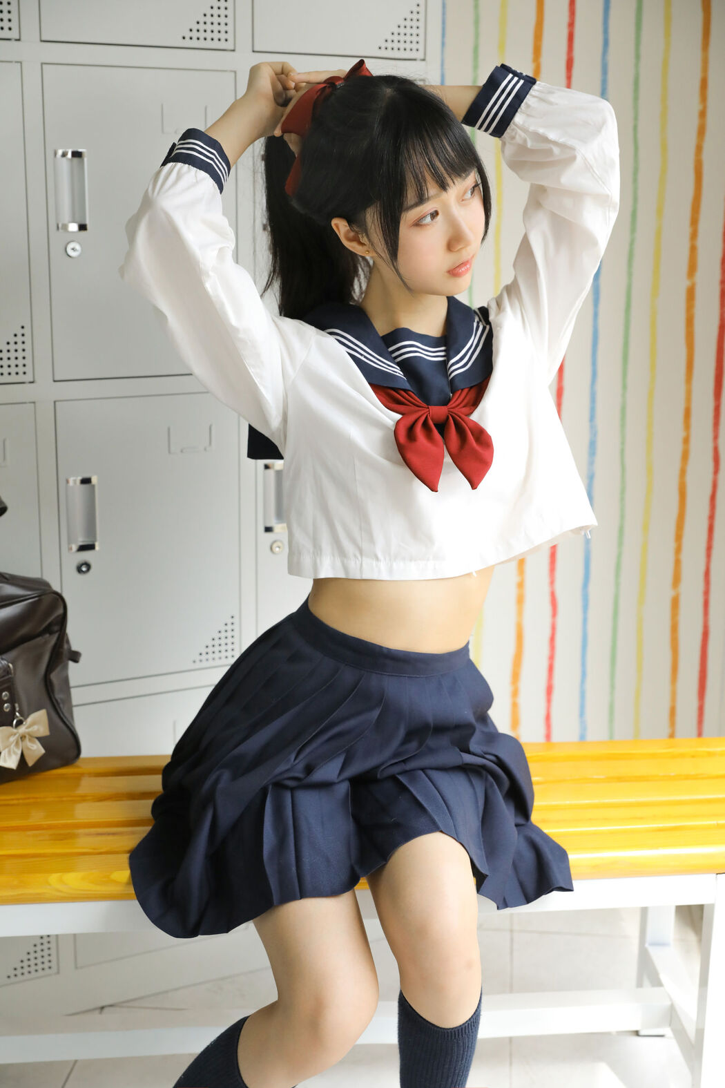 Mumianmian OwO "Mianmian with JK Sailor Suit" [COSER Beauty]