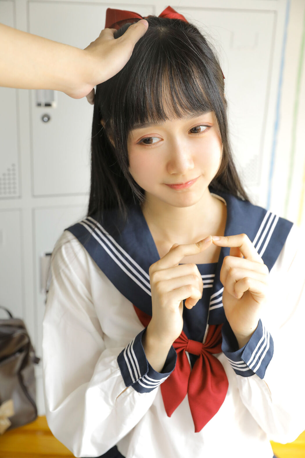 Mumianmian OwO "Mianmian with JK Sailor Suit" [COSER Beauty]