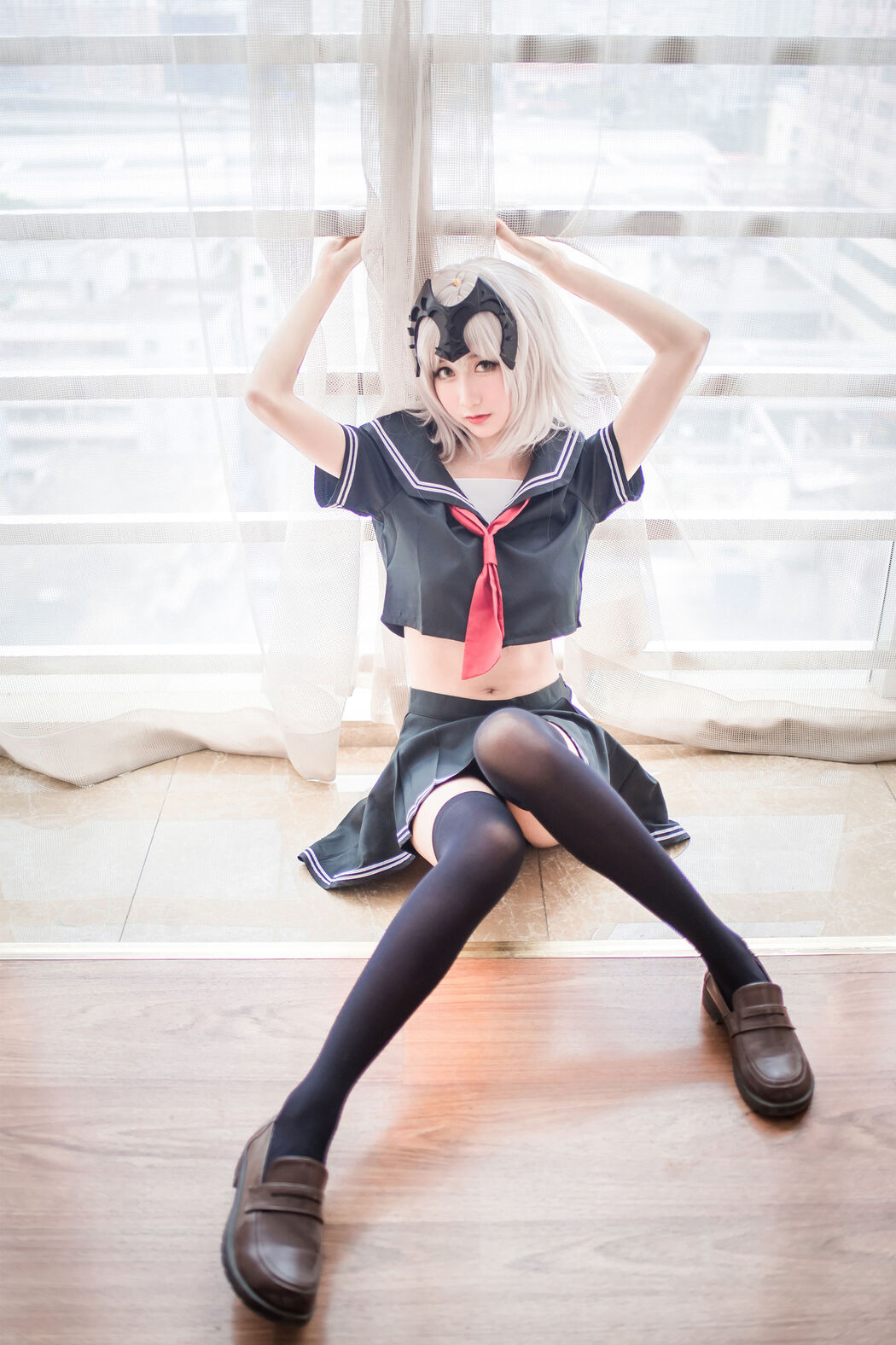 Popular COSER Cottonwood OwO "Jan of Arc (Black)" [COSPLAY Welfare]