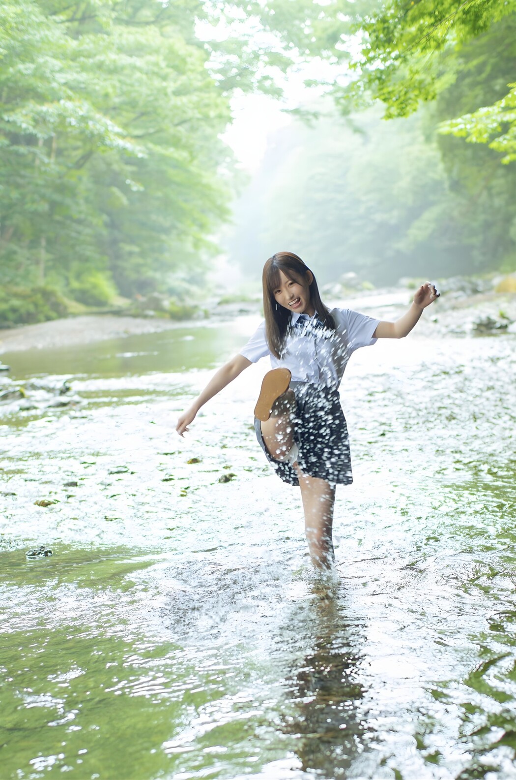 Mai Nanashima 七嶋舞, ヘアヌード写真集 [夏に舞うかげろう] Set.01