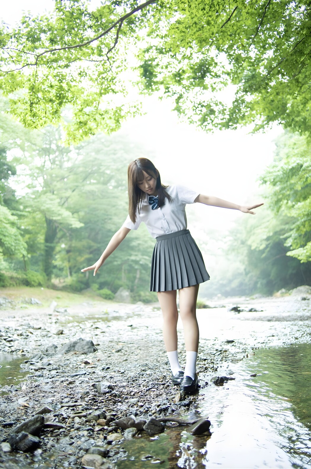 Mai Nanashima 七嶋舞, ヘアヌード写真集 [夏に舞うかげろう] Set.01
