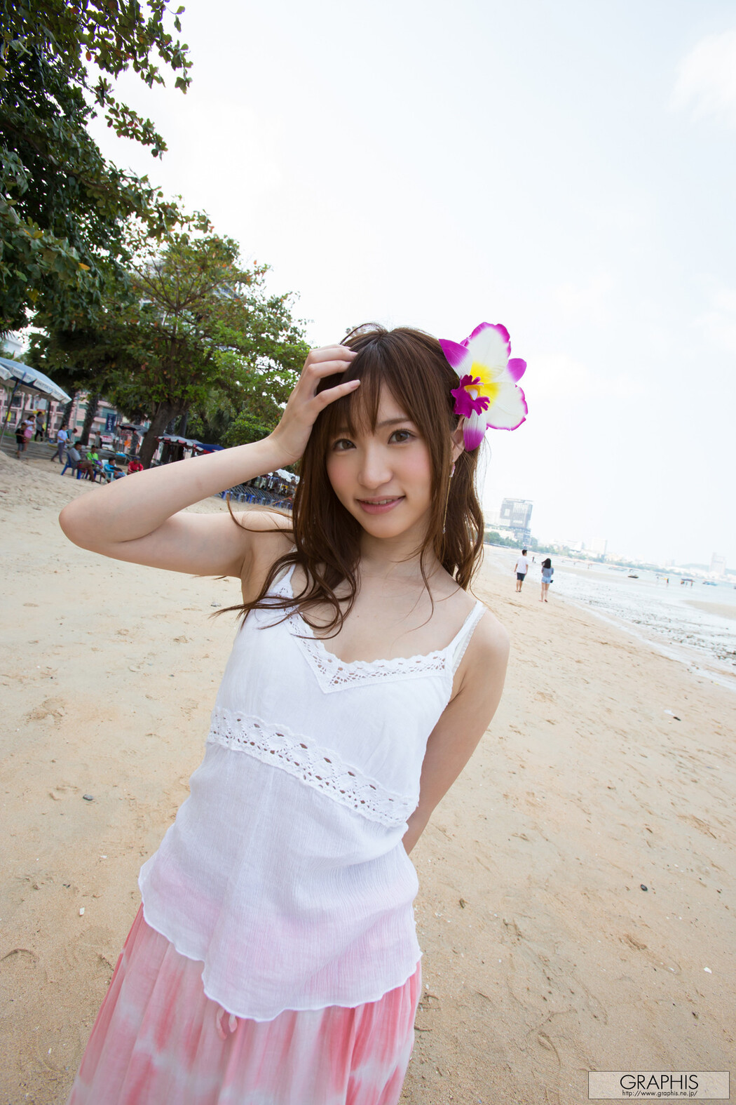 Moe Amatsuka 天使もえ, [Graphis] Gals 「Tropiacl Summer!」 Vol.03 Cover Photo