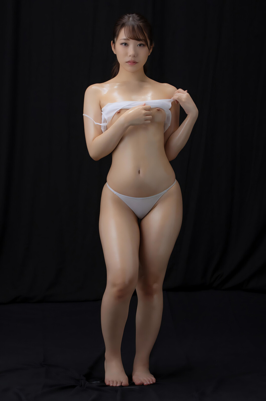 Erika Ozaki 尾崎えりか, PRESTIGE 写真集 絶対的透け透けテカテカポーズブック Set.01