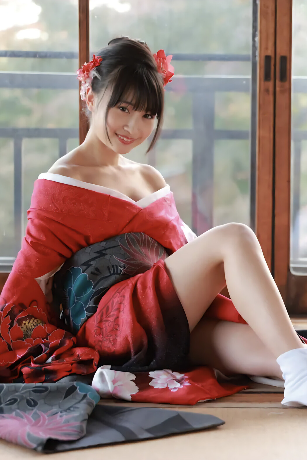 Luka Mochizuki 望月琉叶, FRIDAYデジタル写真集 [着物の下は、まさかの美バスト] Set.02