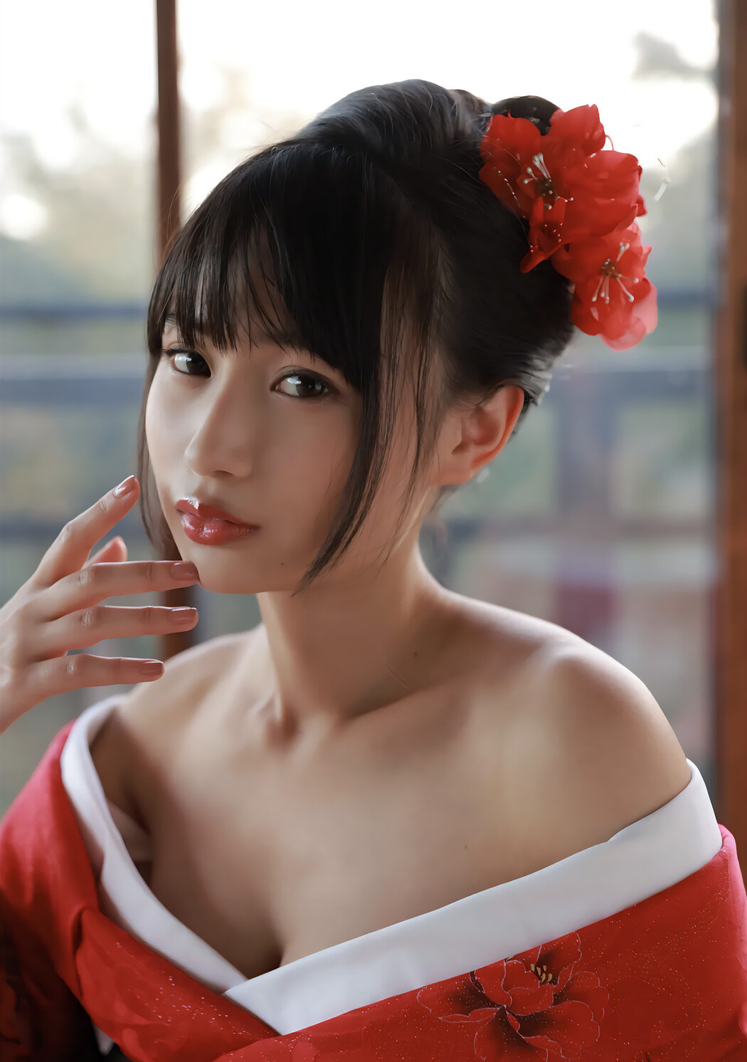 Luka Mochizuki 望月琉叶, FRIDAYデジタル写真集 [着物の下は、まさかの美バスト] Set.02