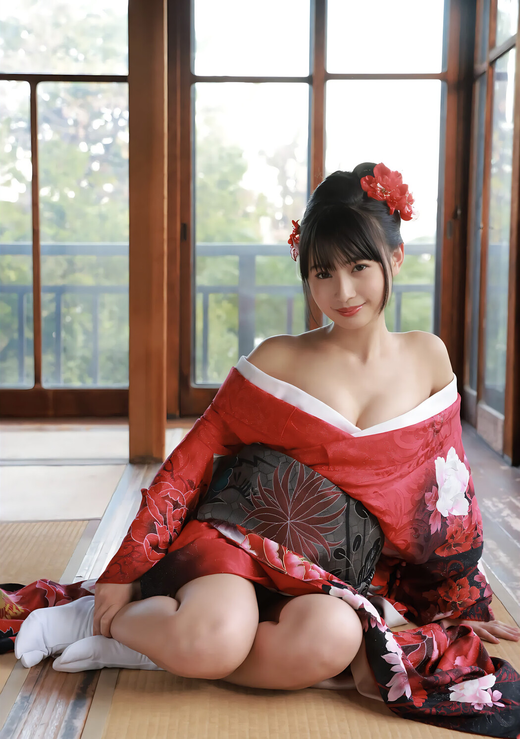 Luka Mochizuki 望月琉叶, FRIDAYデジタル写真集 [着物の下は、まさかの美バスト] Set.02