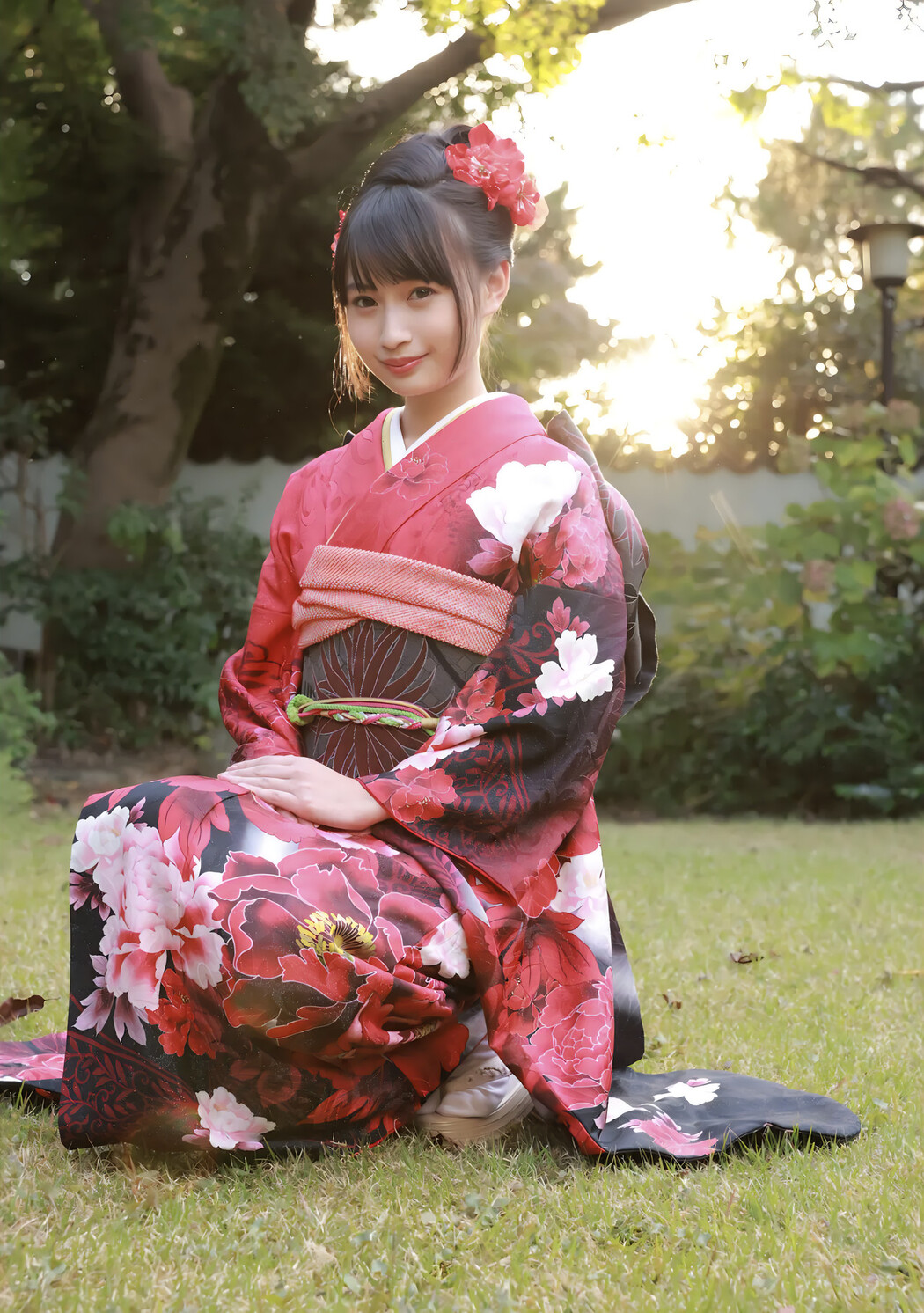 Luka Mochizuki 望月琉叶, FRIDAYデジタル写真集 [着物の下は、まさかの美バスト] Set.02