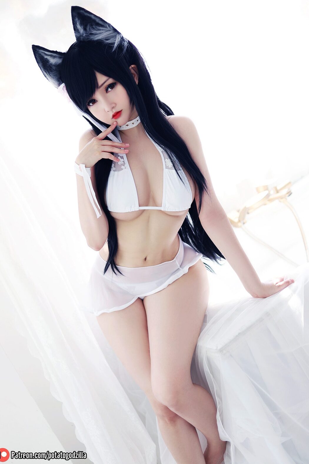 Coser@Potato Godzilla – Atago Bikini Cover Photo